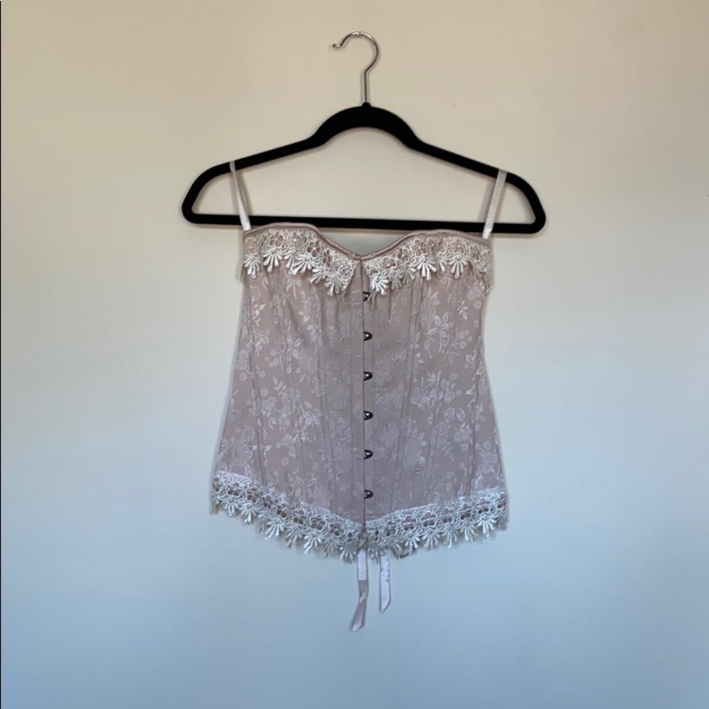 Pink and Cream corset